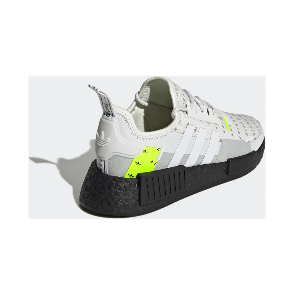 adidas NMD_R1 Refined Cloud White / Crystal White / Solar Yellow (H03956)