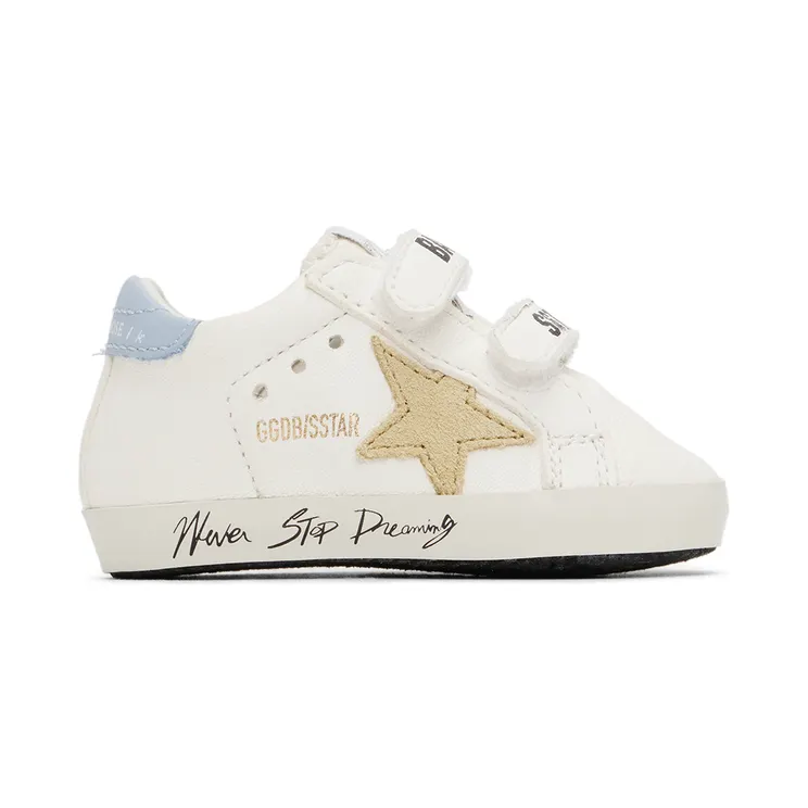 Golden Goose Baby White School Sneakers (GIF00166.F003282.11203)