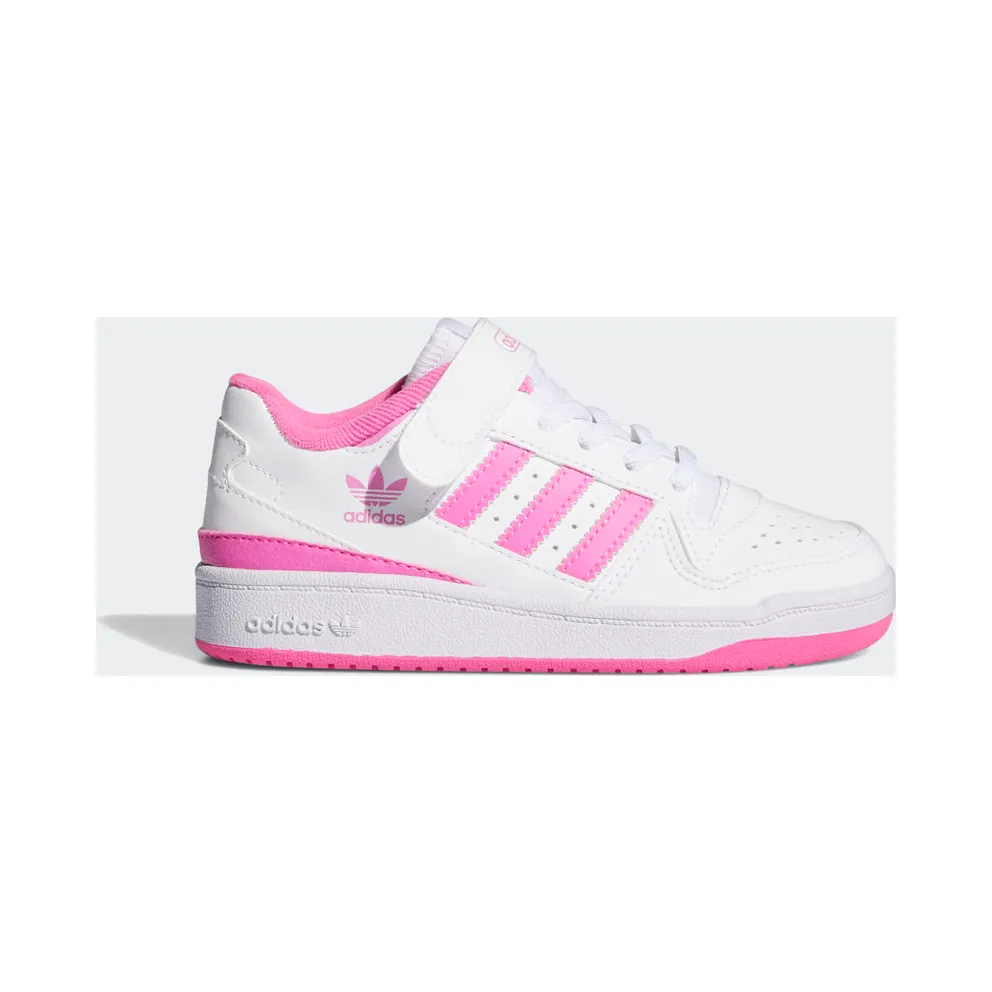 adidas Forum Low Schuh Cloud White / Cloud White / Screaming Pink (FY7975)