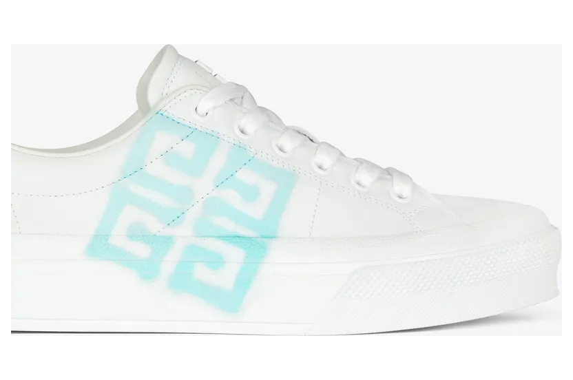 Givenchy Sneakers City sport in leather with tag effect 4G print (BE0027E1JU-148) (6)