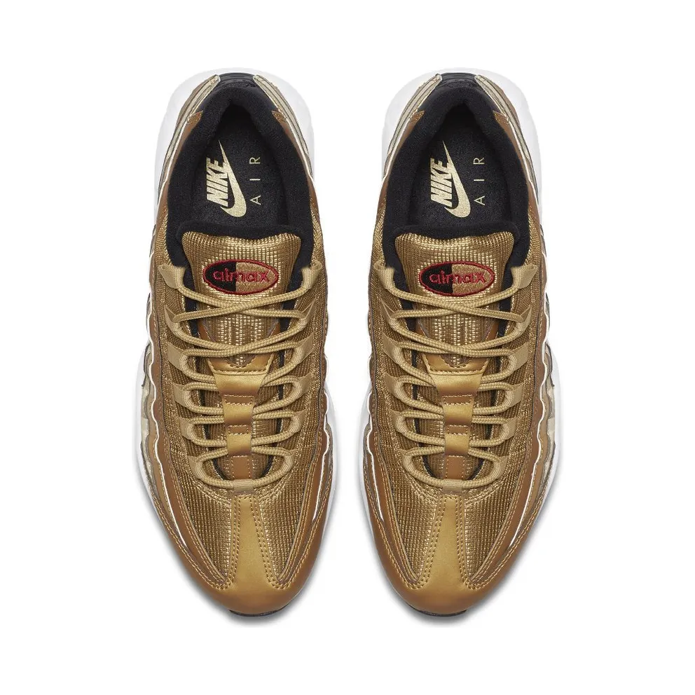 Nike Air Max 95 Metallic Gold Metallic Gold/Varsity Red-White-Back (918359-700)