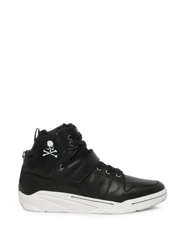 Mastermind Japan High-Top- mit Totenkopf-Print – Black (MM01S18U01LE)
