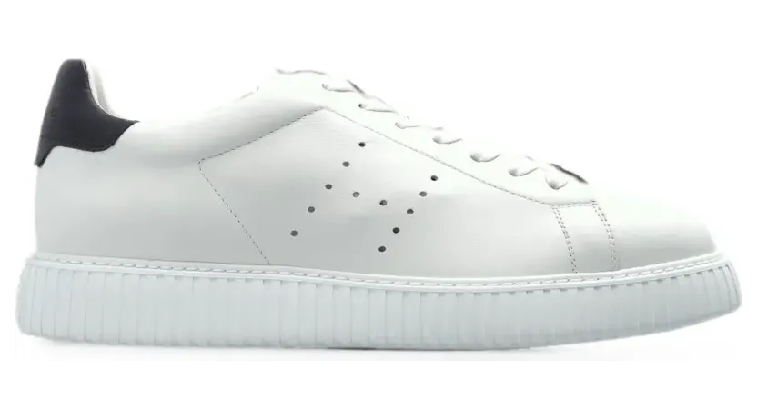 Hogan Leren met geperforeerde details “White” (HXM6770GF50VHR0)