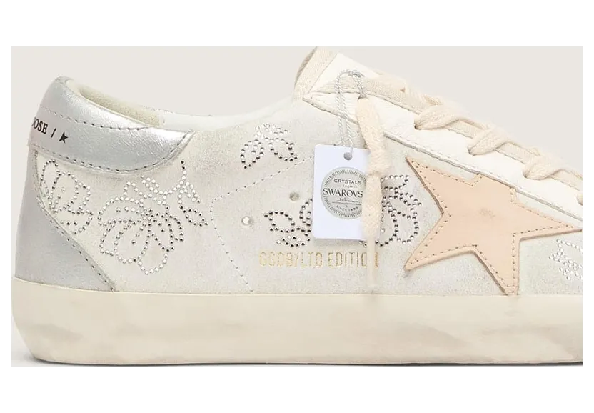 Golden Goose Super-Star With Swarovski Crystals And Smoke Gray Leather Star (GWF00102.F006324.11968) (4)