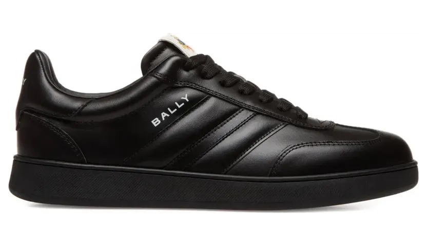 Bally Crest Sneakers mit Schleifendetail – Schwarz (WK00CQVT005)