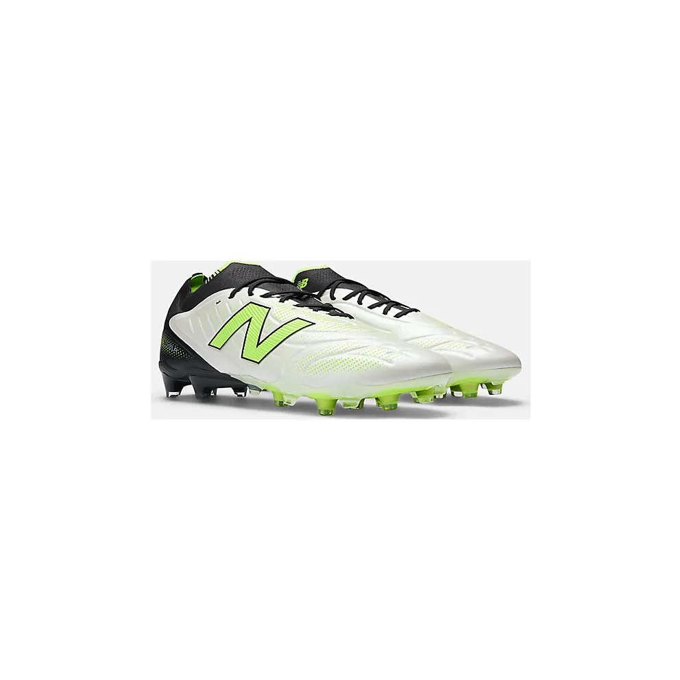 NEW BALANCE TEKELA ELITE LOW LACED FG V5 “White / Black / Pixel Green” (ST1FLSP5)