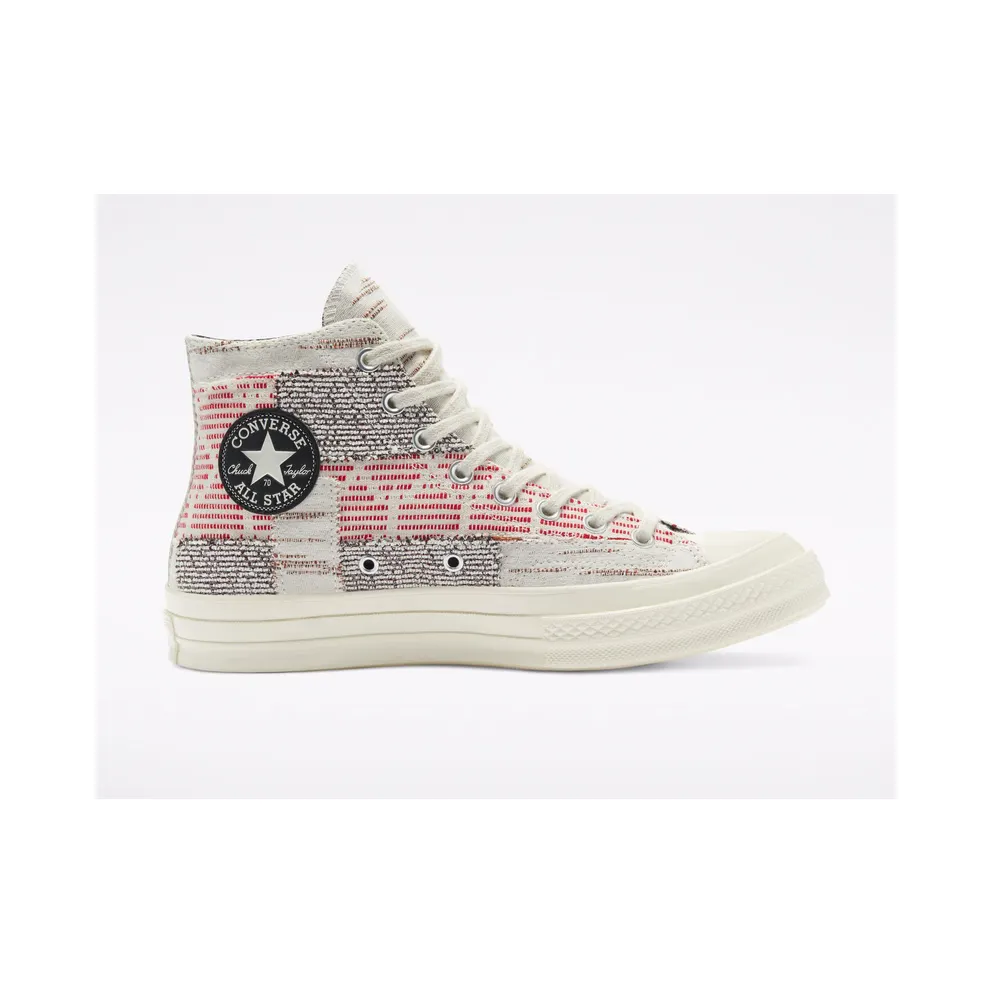 Converse Patchwork Chuck 70-High Top Twill/Light Gray/Egret (170059C)