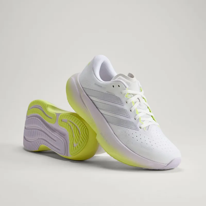 Adidas SUPERNOVA RISE 3 HARDLOOPSCHOENEN Crystal White / Silver Metallic / Purple Tint (KI9225)