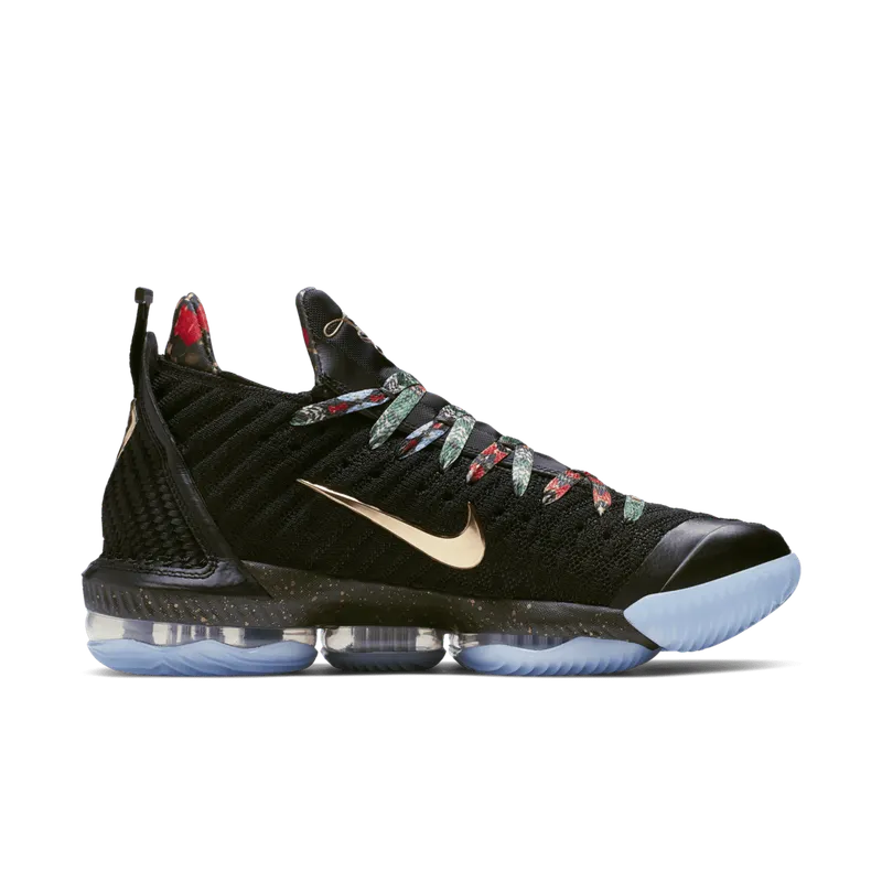 Nike LeBron 16 Watch the Throne Black/Metallic Gold-Rose Frost (CI1518-001)
