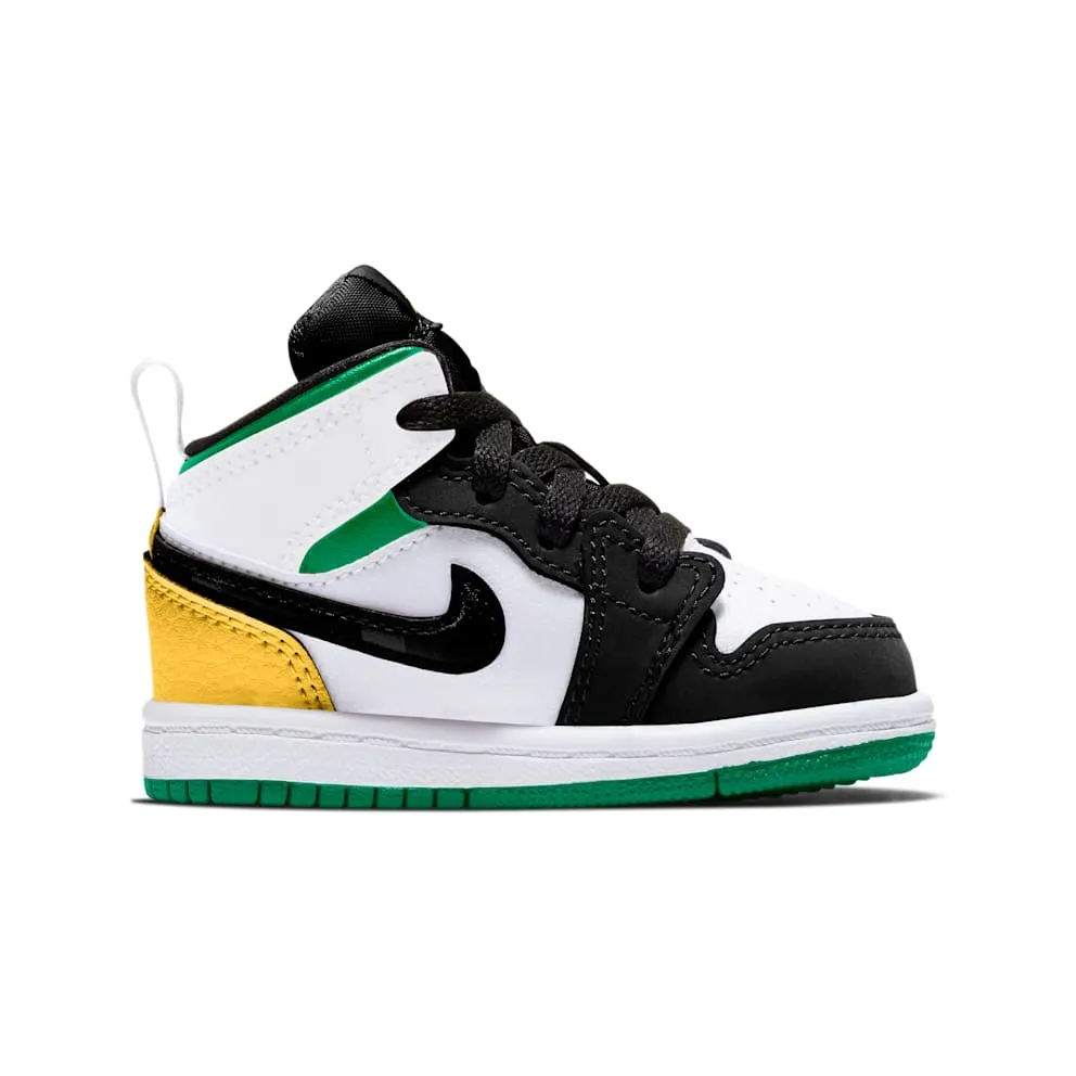 Jordan 1 Mid SE White Laser Orange Lucky Green (TD) White/Laser Orange-Black-Lucky Green (BQ6933-101)