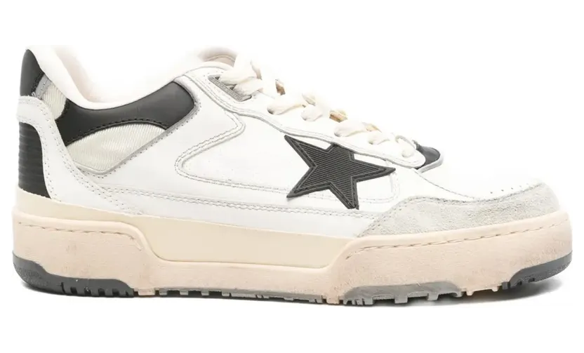 Golden Goose Forty2 leren sneakers – Beige (GWF00630F005745)