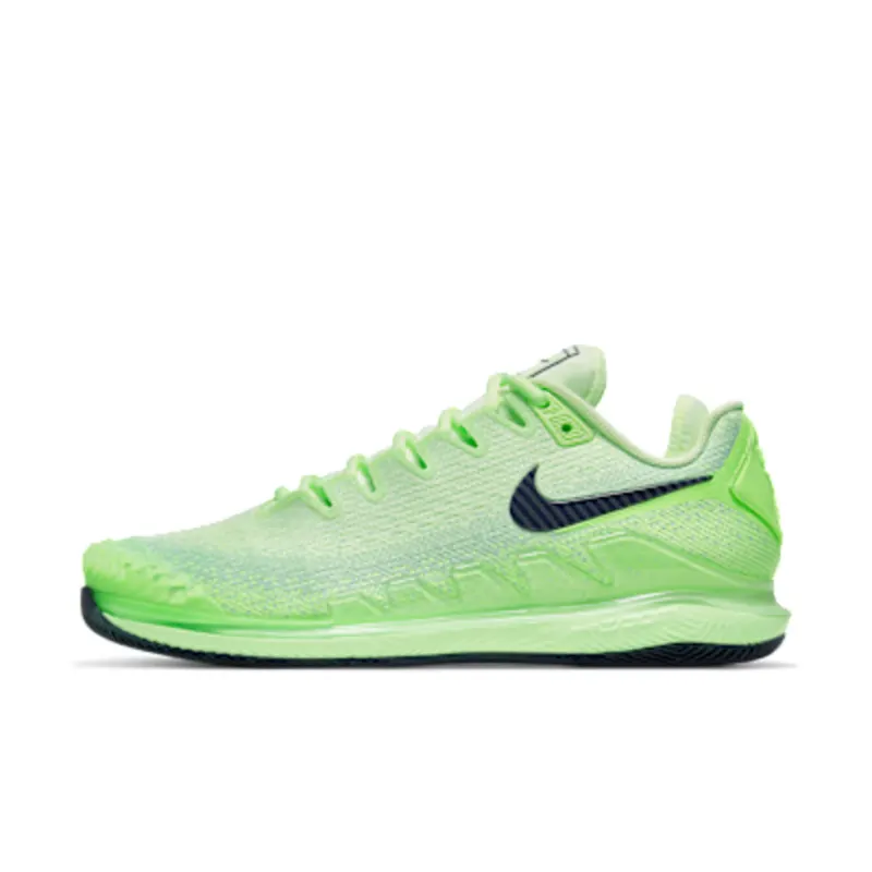 NikeCourt Air Zoom Vapor X Knit Hardcourt “Ghost Green / Barely Volt / Aphid Green / Blackened Blue” (AR0496-302)