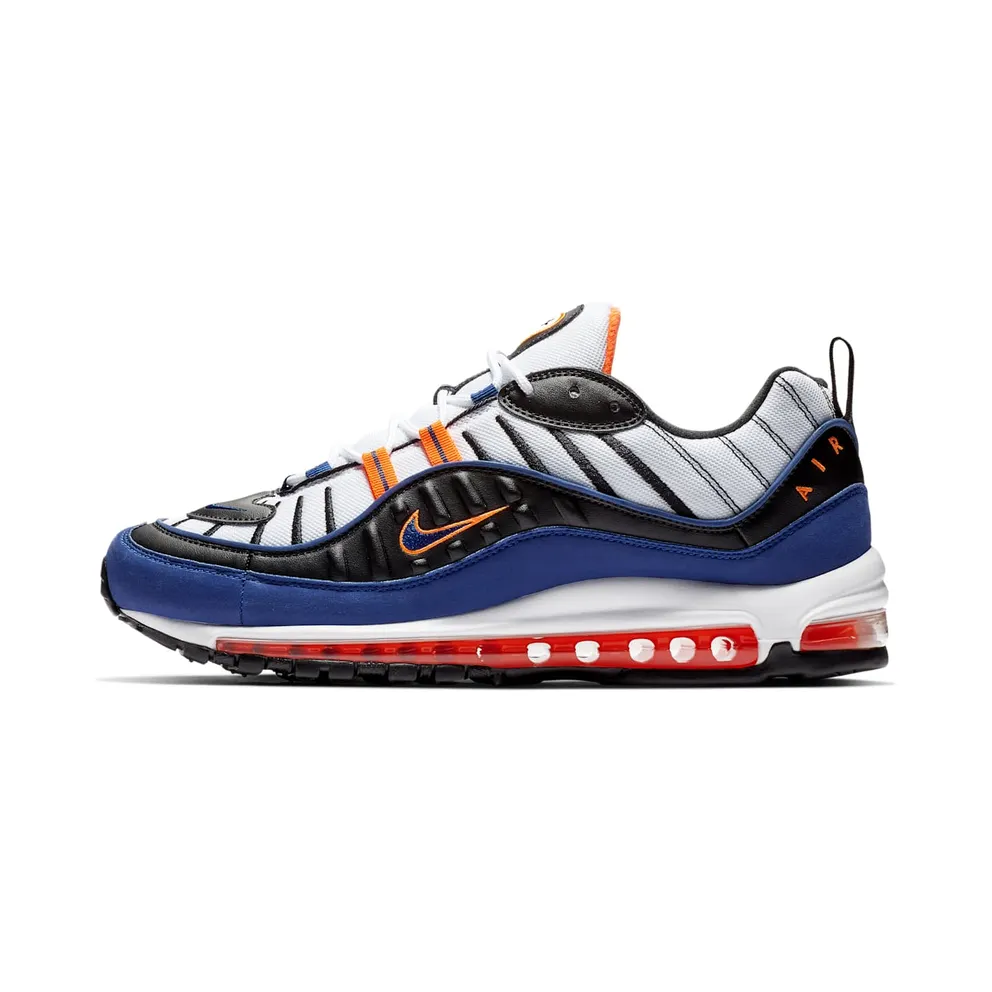 Nike Air Max 98 New York White/Deep Royal Blue-Total Orange-Black (CD1536-100)