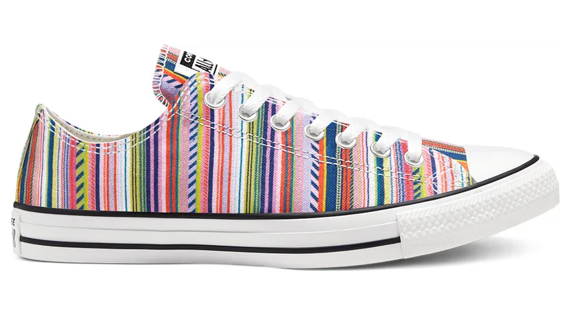 Converse Summer Stripes Chuck Taylor All Star Low Top White/multi/black (168293C)