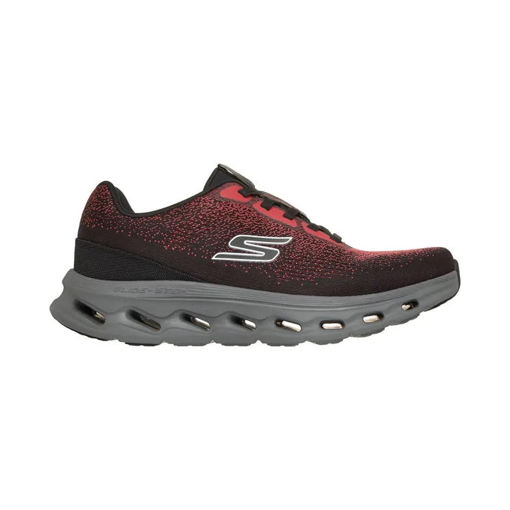 Skechers GO Walk Glide-Step 2.0 “Vic Black / Red” (217020BKRD)