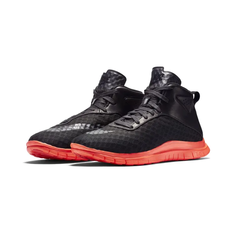 Nike Free Hypervenom Mid Black Hot Lava (705496-003)