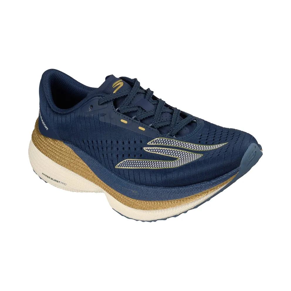 Skechers Aero Razor Sneaker Marine/Gold