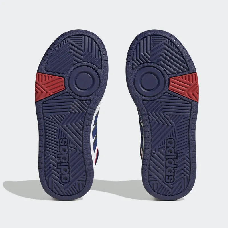 Adidas Hoops Mid Cloud White / Victory Blue / Better Scarlet (GZ9647)