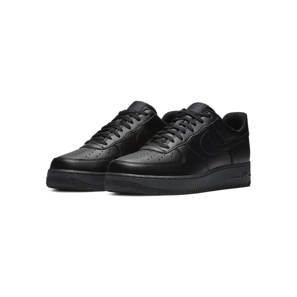 Nike Air Force 1 Flyleather Black Black/Black-Black (BV1391-001)