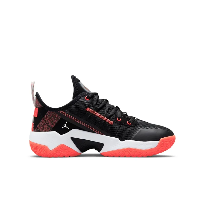 Jordan One Take 2 GS “Black Bright Crimson” (CZ0840-006)