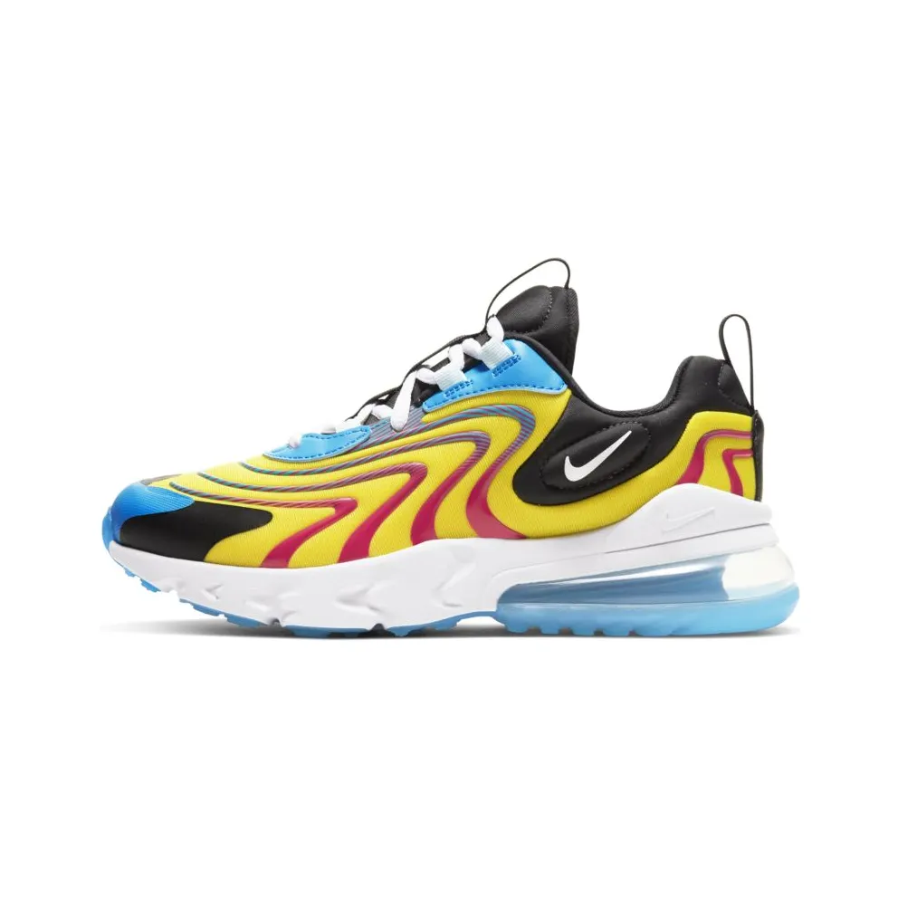 Nike Air Max 270 React Yellow Red (GS) Yellow/Red-Blue-Black-White (CD6870-700)