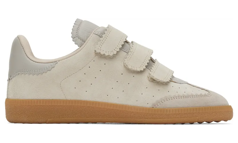 Isabel Marant Beige Suede Beth Sneakers (00MBK0031-00M110S)