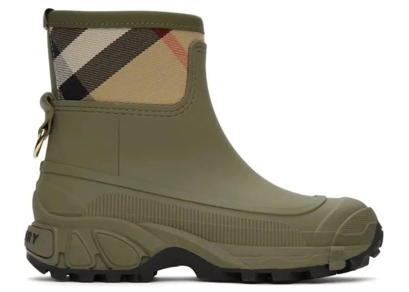 Burberry House Check Rain Boot Khaki Archive Beige (8045185)