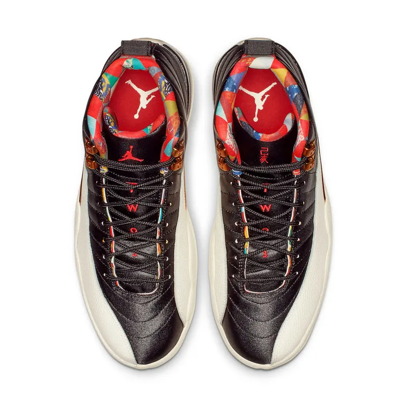 Jordan 12 Retro Chinese New Year (2019) Black/True Red-Sail-Metallic Gold (CI2977-006)