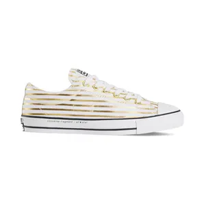 Converse Fragment Design x Chuck Taylor All Star Low ‘Gold Stripe’ White/Rich Gold (148371C)