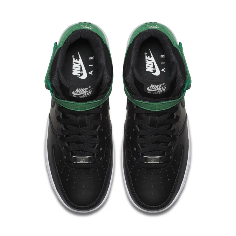 Nike Air Force 1 ’07 Mid Black Green White (W) Black/Green/White (818596-002)
