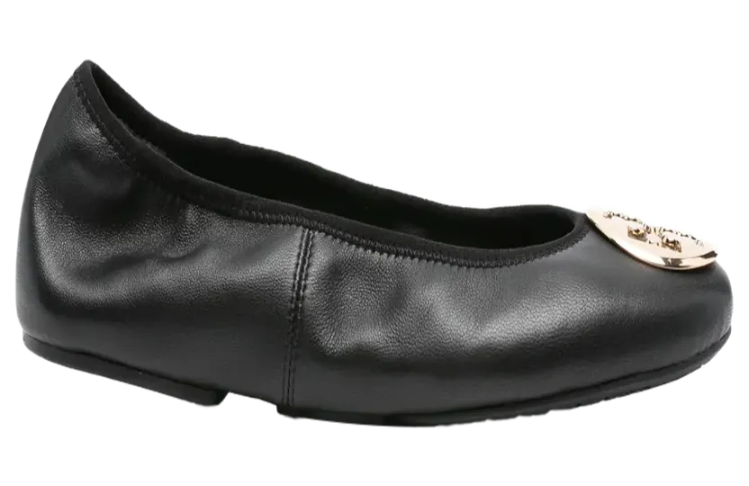 Tory Burch Reva Travel Ballet “PERFETCT BLACK/GOLD” (177201-013)