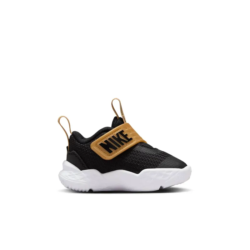 Nike Team Hustle D 12 Black Metallic Gold White (HF6281-003)
