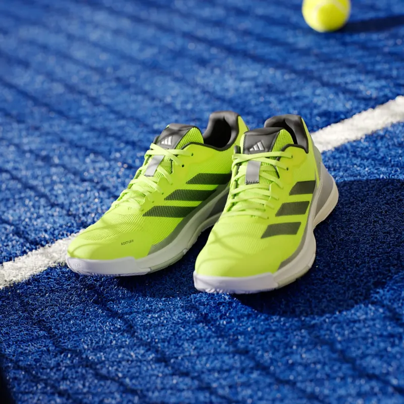 Adidas Crazyquick Padel Lucid Lemon / Core Black / Silver Metallic (JS2852)