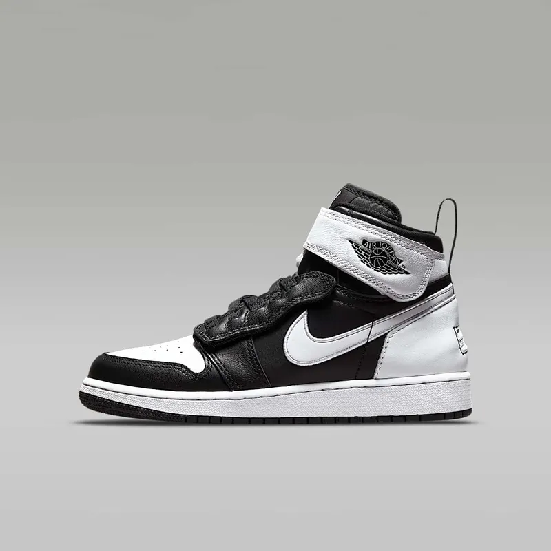 Jordan 1 Retro High FlyEase Black White (GS) (DC7986-011)