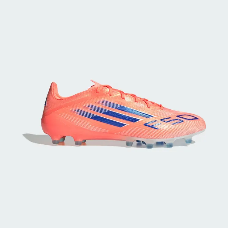 adidas F50 Elite Artificial Grass Boots “Beam Orange / Lucid Blue / Cloud White” (JH7637)