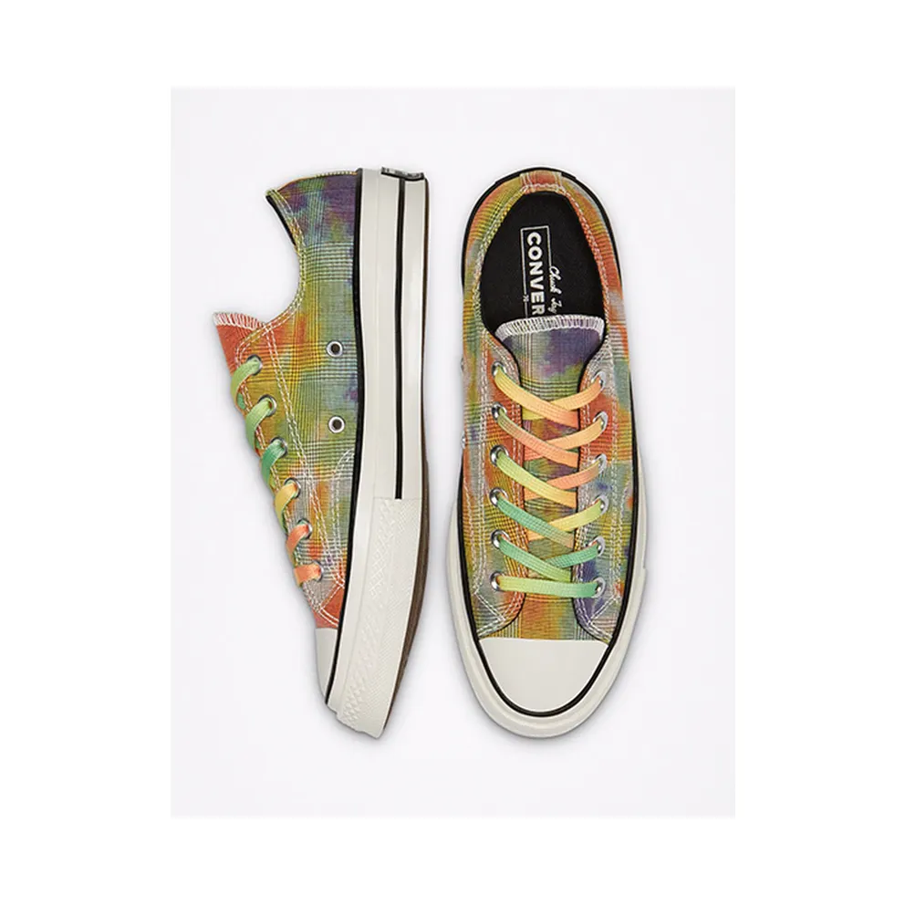 Converse Chuck Taylor All-Star 70s Ox Tie Dye Plaid Sundress/Blue Iris-Sail Blue (168879C)