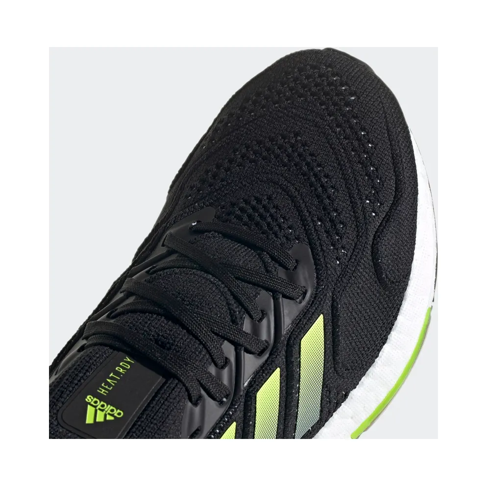 adidas Ultraboost 22 HEAT.RDY Core Black / Solar Yellow / Cloud White (H01172)