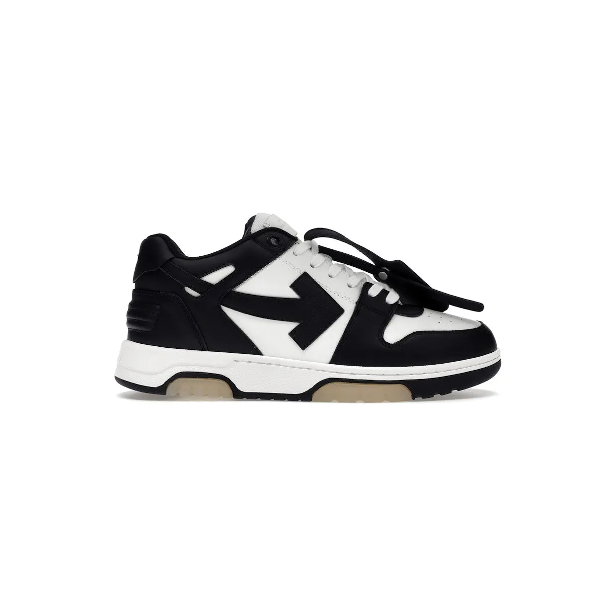 OFF-WHITE Out Of Office OOO Low Tops White Black White (OMIA189C99LEA0011004)