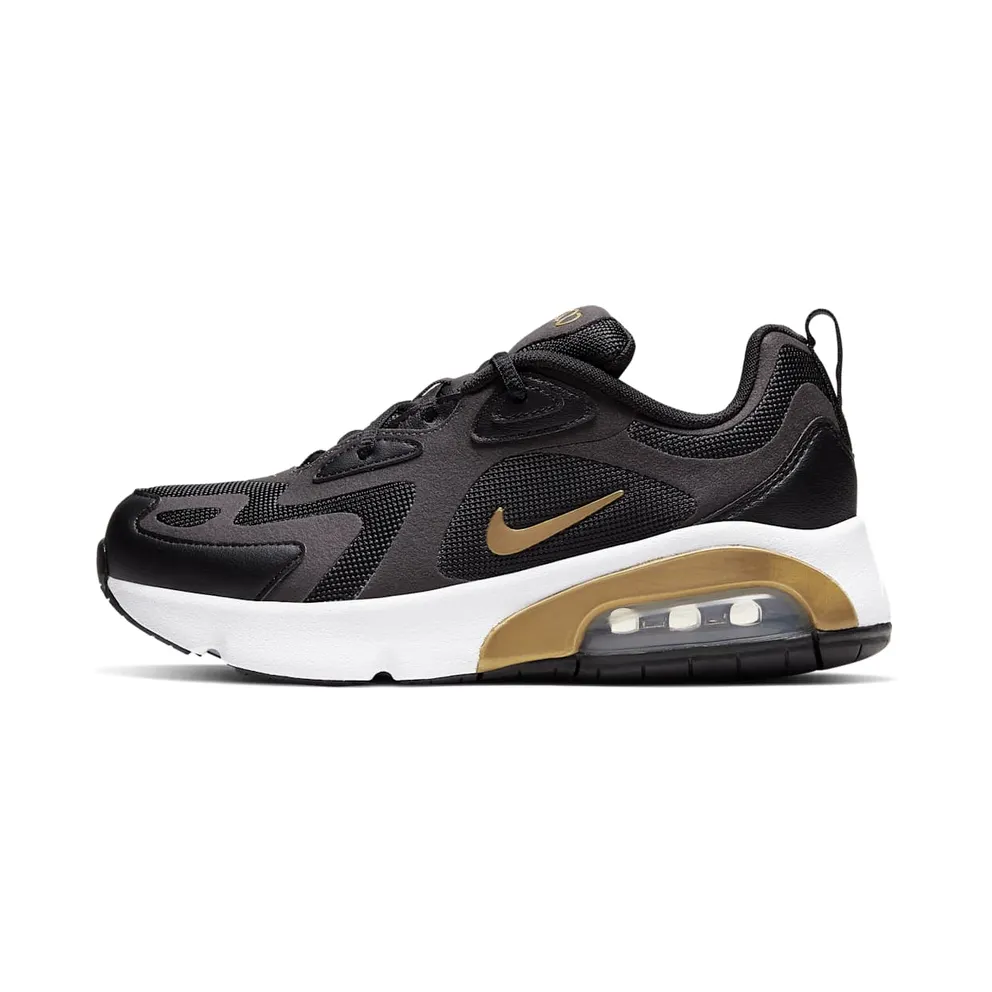 Air Max 200 Black Metallic Gold (GS)