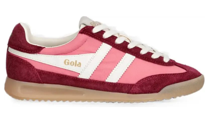 Gola Firefly Sneakers mit Wildledereinsätzen – Rosa (CLB577KK2)
