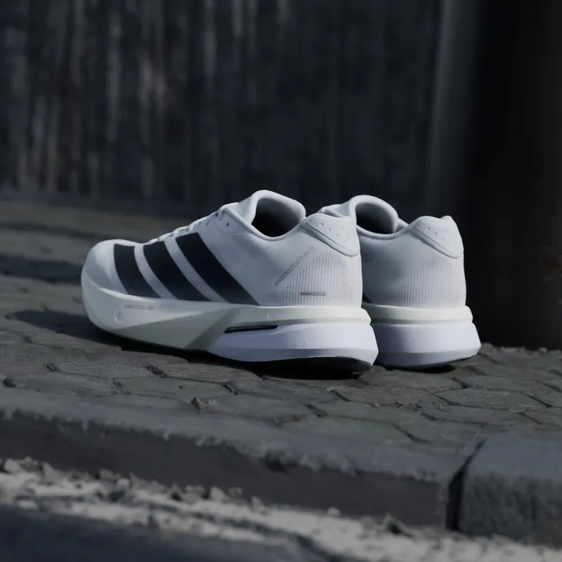 adidas Adizero Boston 13 Cloud White Core Black Dash Grey (JS4939)