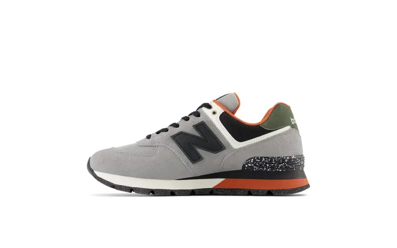 New Balance 574 Grey Black Orange (ML574DAG)
