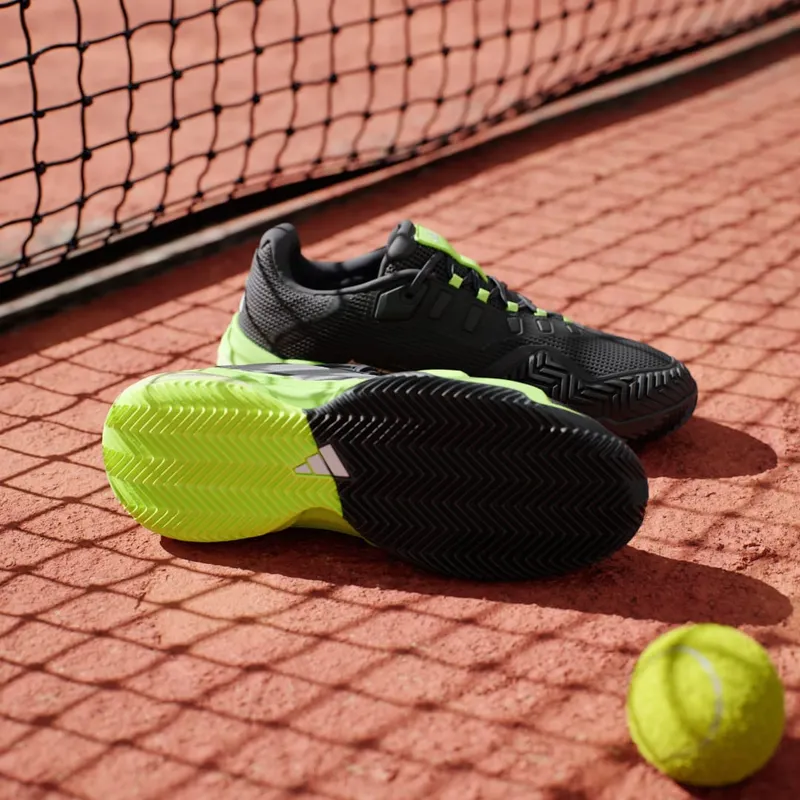 Adidas Barricade 13 Clay Tennis Shoes Core Black / Zero Metalic / Lucid Lemon (IH2560)
