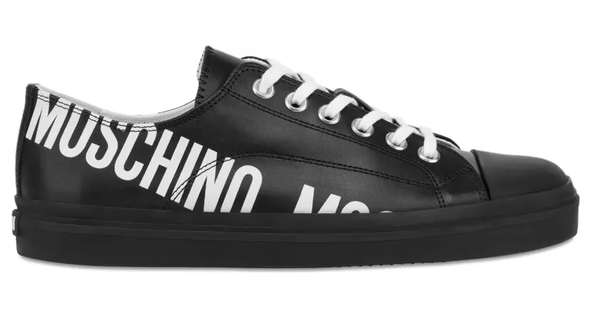 Moschino Sneakers mit Logo – Schwarz (MB15503G0OGQA)