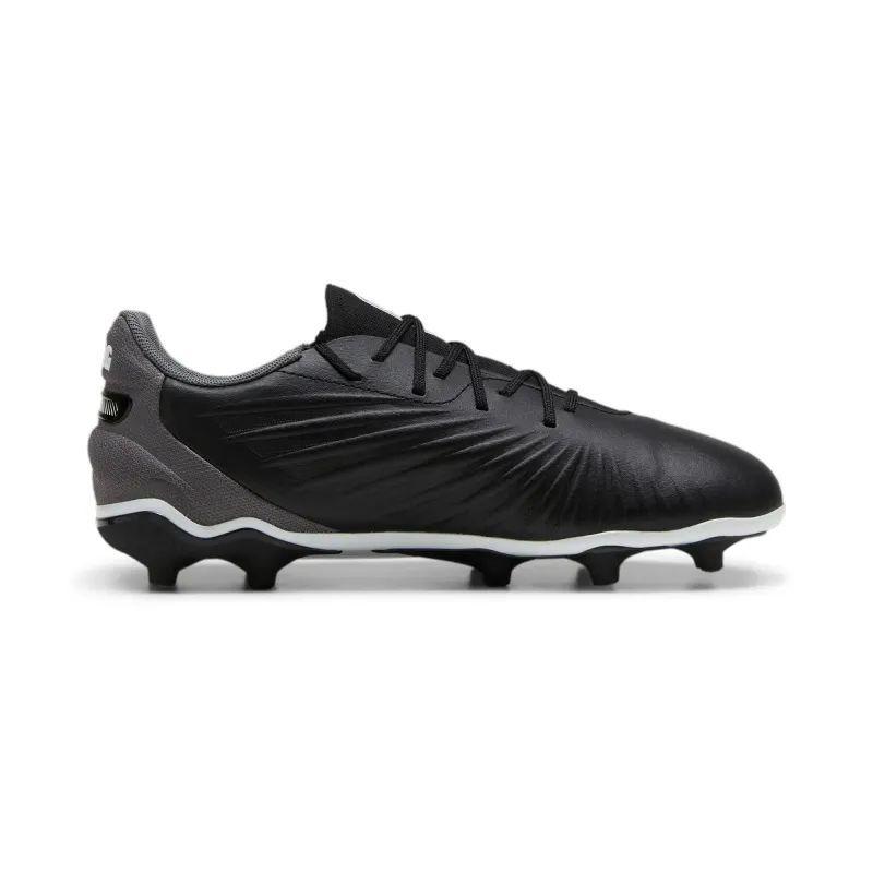 Puma King Match FG/AG Fußballschuhe Kids 01 – PUMA black/PUMA white/cool dark gray 36 für Kids, schwarz, Größe 28 EU / 10 Kids UK (108048)