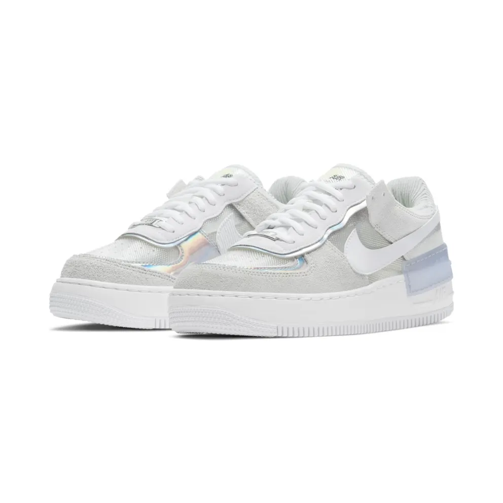 Nike Air Force 1 Shadow Pure Platinum (W) Pure Platinum/White-Metallic Silver-White (DC5255-043)