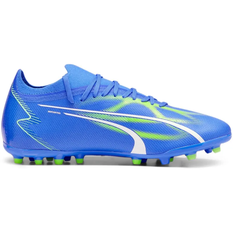Puma Ultra Match MG Fußballschuhe Men 03 – ultra blue/puma white/pro green 45 für Men, Blue, Größe 44 ½ EU / 10 UK (107520)
