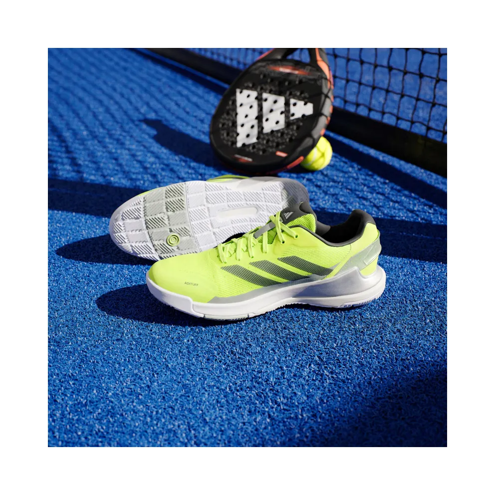 Adidas Crazyquick Padel Lucid Lemon / Core Black / Silver Metallic (JS2852)