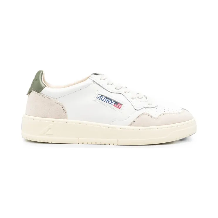 Autry Medalist Suede-panel “White/Neutrals” (AULM LS17)