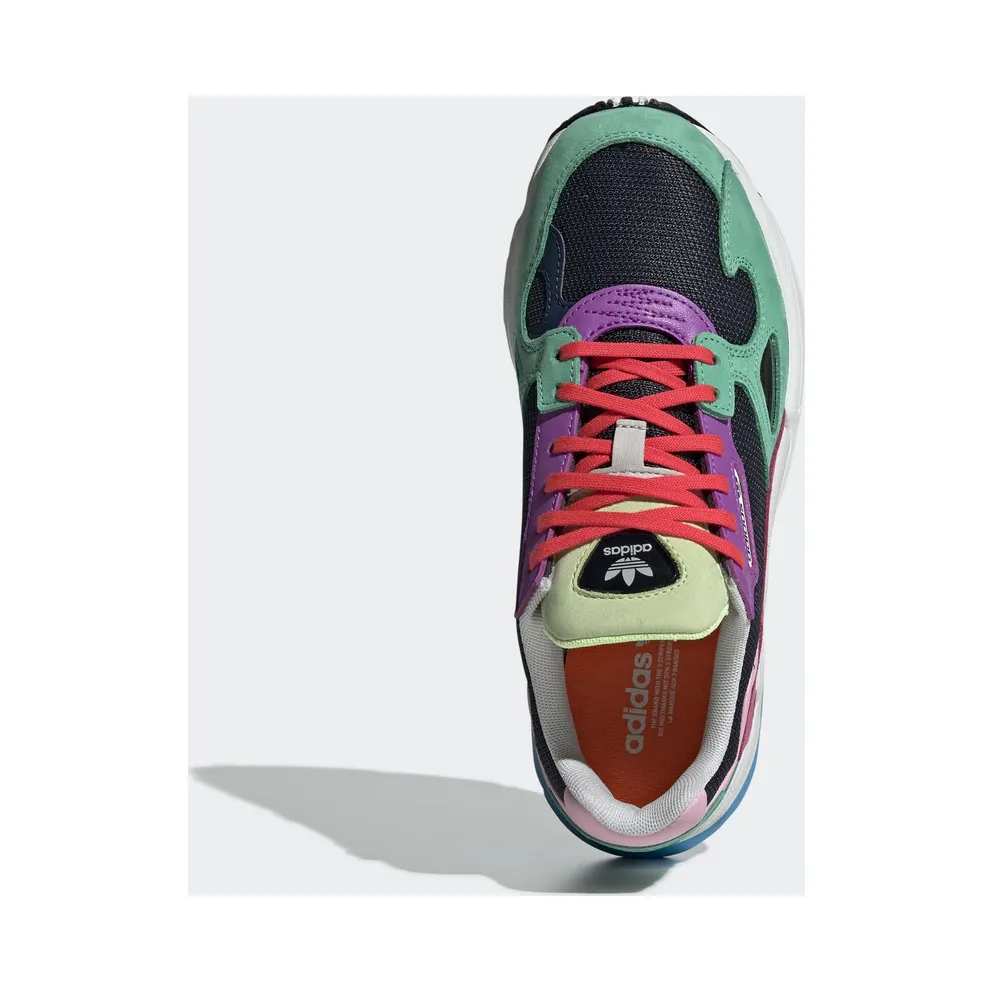 adidas Falcon Collegiate Navy Multi-Color (W) Collegiate Navy/Collegiate Navy/Hi-Res Green (CG6211)